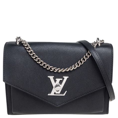 louis vuitton black chain louise bag|louis vuitton mylockme chain bag.